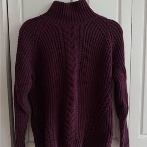 Lululemon Cable Knit Sweater - Burgundy
